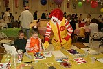Ronald McDonald<br>at The Artrageous Children's Day Carnival to benefit the Edwin Gould Foundation at the Metropolitan Pavillion in Manhattan on 3-12-06. all photos by Rob Rich copyright 2006 516-676-3939 robwayne1@aol.com