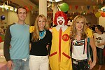 Chip Brady, Allison Weiss, Ronald McDonald, Linda Argila<br>at The Artrageous Children's Day Carnival to benefit the Edwin Gould Foundation at the Metropolitan Pavillion in Manhattan on 3-12-06. all photos by Rob Rich copyright 2006 516-676-3939 robwayne1@aol.com