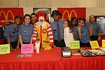 McDonald's crew<br>at The Artrageous Children's Day Carnival to benefit the Edwin Gould Foundation at the Metropolitan Pavillion in Manhattan on 3-12-06. all photos by Rob Rich copyright 2006 516-676-3939 robwayne1@aol.com