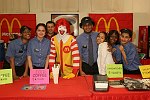 McDonald's crew<br>at The Artrageous Children's Day Carnival to benefit the Edwin Gould Foundation at the Metropolitan Pavillion in Manhattan on 3-12-06. all photos by Rob Rich copyright 2006 516-676-3939 robwayne1@aol.com
