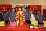 McDonald's crew<br>at The Artrageous Children's Day Carnival to benefit the Edwin Gould Foundation at the Metropolitan Pavillion in Manhattan on 3-12-06. all photos by Rob Rich copyright 2006 516-676-3939 robwayne1@aol.com