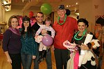 Vinnie Du Vigneaud and family<br>at The Artrageous Children's Day Carnival to benefit the Edwin Gould Foundation at the Metropolitan Pavillion in Manhattan on 3-12-06. all photos by Rob Rich copyright 2006 516-676-3939 robwayne1@aol.com