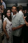 Cindy Mareira+Chris Black at Boutique opening Hamptons Magazine Party on 5-27-06 memorial day party