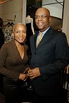 DSC_046 Yvonne Durant and Cliff Love<br>at a cocktail reception saluting the Gala Committees of Casita Maria's Fiesta 2006 at the Carolina Herrera store on Madison Ave, in Manhattan on 4-25-06. photos by Kathleen Doran for Rob Rich � 2006 516-676-3939 robwayne1@aol.com