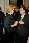 DSC_0136 Caroline Herrera and Bob Colacello<br>at a cocktail reception saluting the Gala Committees of Casita Maria's Fiesta 2006 at the Carolina Herrera store on Madison Ave, in Manhattan on 4-25-06. photos by Kathleen Doran for Rob Rich © 2006 516-676-3939 robwayne1@aol.com