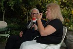 Albert Maysles and Debbie Tuma with Hamptons Television<br>photos by K.Doran for Rob Rich � 2006 516-676-3939 robwayne1@aol.com