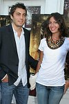 Fabian Basabe, Martina Borgomanero Basabe<br> at the Hollywoodland movie premiere at the Southampton Cinema in Southampton, N.Y. on 7-30-06. photo by Rob Rich � 2006 robwayne1@aol.com 516-676-3939