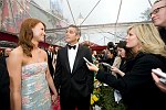 George Clooney, Academy Award nominee for Best Actor for his work in &quotMichael Clayton,&quot and girlfriend Sarah Larson, arrive at the 80th Annual Academy Awards at the Kodak Theatre in Hollywood, CA, on Sunday, February 24, 2008.