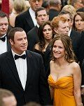 Academy Award presenter  John Travolta and wife Kelly Preston  arrive at the 80th Annual Academy Awards at the Kodak Theatre in Hollywood, CA, on Sunday, February 24, 2008.