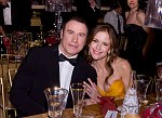 Academy Award presenter John Travolta and wife Kelly Preston at the Governors Ball after the 80th Annual Academy Awards at the Kodak Theatre in Hollywood, CA on Sunday, February 24, 2008.