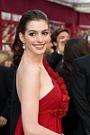 Academy Award presenter Anne Hathaway arrives at the 80th Annual Academy Awards at the Kodak Theatre in Hollywood, CA, on Sunday, February 24, 2008.