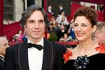 Daniel Day-Lewis, Academy Award nominee for Best Actor for his work in &quotThere Will Be Blood,&quot arrives with wife Rebecca Miller at the 80th Annual Academy Awards at the Kodak Theatre in Hollywood, CA, on Sunday, February 24, 2008.
