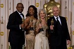 Academy Award winners Forest Whitaker, Jennifer Hudson, Helen Mirren, and Alan Arkin at the 79th Annual Academy Awards at the Kodak Theatre in Hollywood, CA, on Sunday, February 25, 2007.