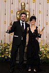Best Achievement in Makeup winners David Mart� (left) and Montse Rib� during the 79th Annual Academy Awards at the Kodak Theatre in Hollywood, CA, on Sunday, February 25, 2007. 