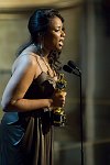 Jennifer Hudson accepts the Academy Award for Best Supporting Actress during the 79th Annual Academy Awards at the Kodak Theatre in Hollywood, CA, on Sunday, February 25, 2007.