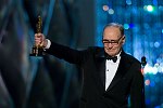 Ennio Morricone accepts an Honorary Academy Award during the 79th Annual Academy Awards at the Kodak Theatre in Hollywood, CA, on Sunday, February 25, 2007.