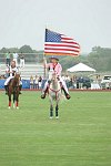 Erin Obrien displays the colors