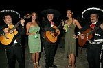 Melissa Corneio, Shawna Hamilton with the mariachi band