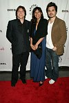 Andy Hilfiger, Rosario Dawson, Jameson <br>at the after party for Descent at Spotlight Live in Manhattan on 5-3-07. photo by Rob Rich � 2007 robwayne1@aol.com 516-676-3939