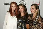 Lydia Hearst, Gillian Hearst Shaw, Amanda Hearst<br>at the after party for Descent at Spotlight Live in Manhattan on 5-3-07. photo by Rob Rich � 2007 robwayne1@aol.com 516-676-3939