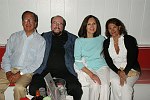 Joe Cohen, James Lipton, Kedakai Lipton, Rita Cohen